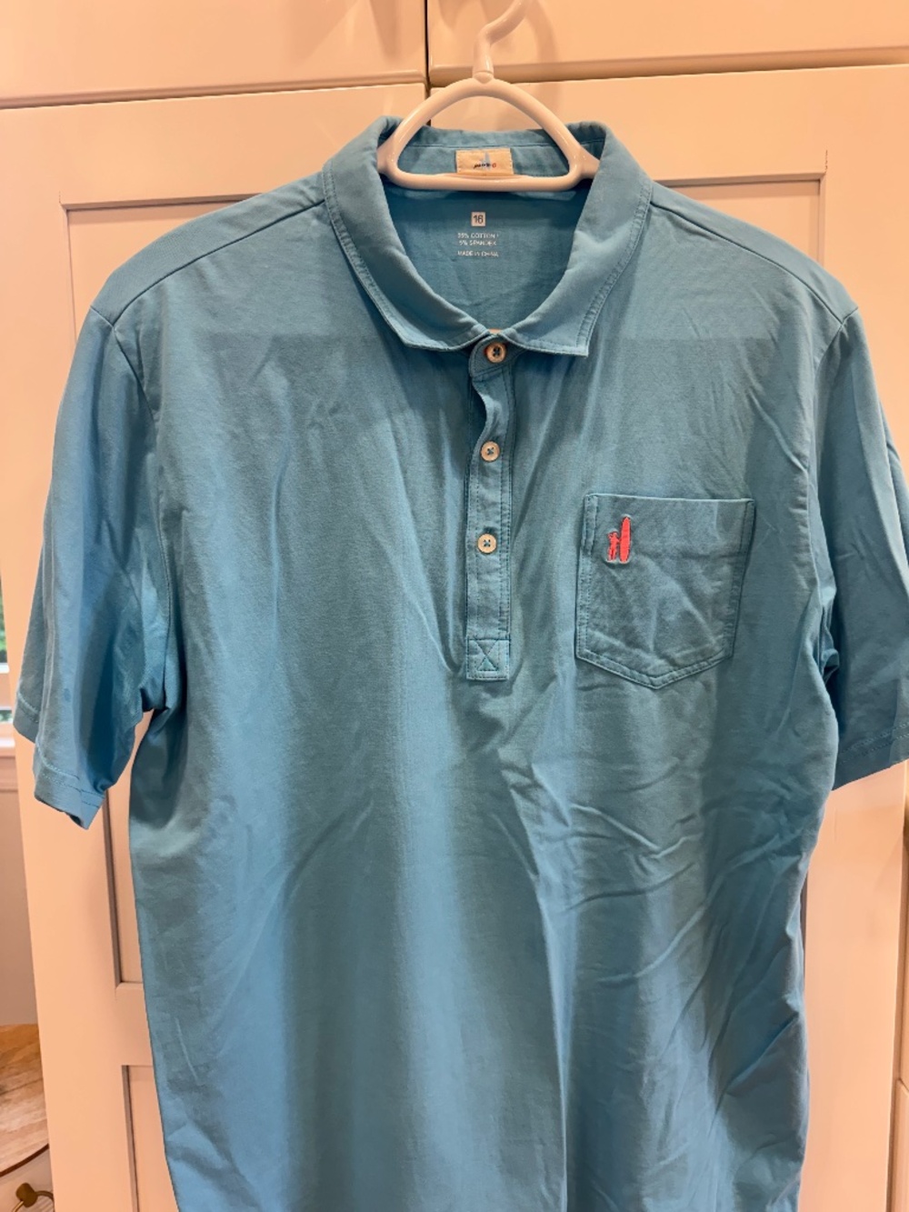 Johnnie-O Hanging Out Blue Polo